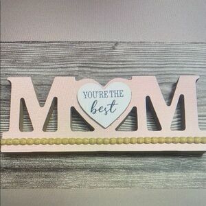 Pink Heart Decor with 'You're the Best Mom’ Message